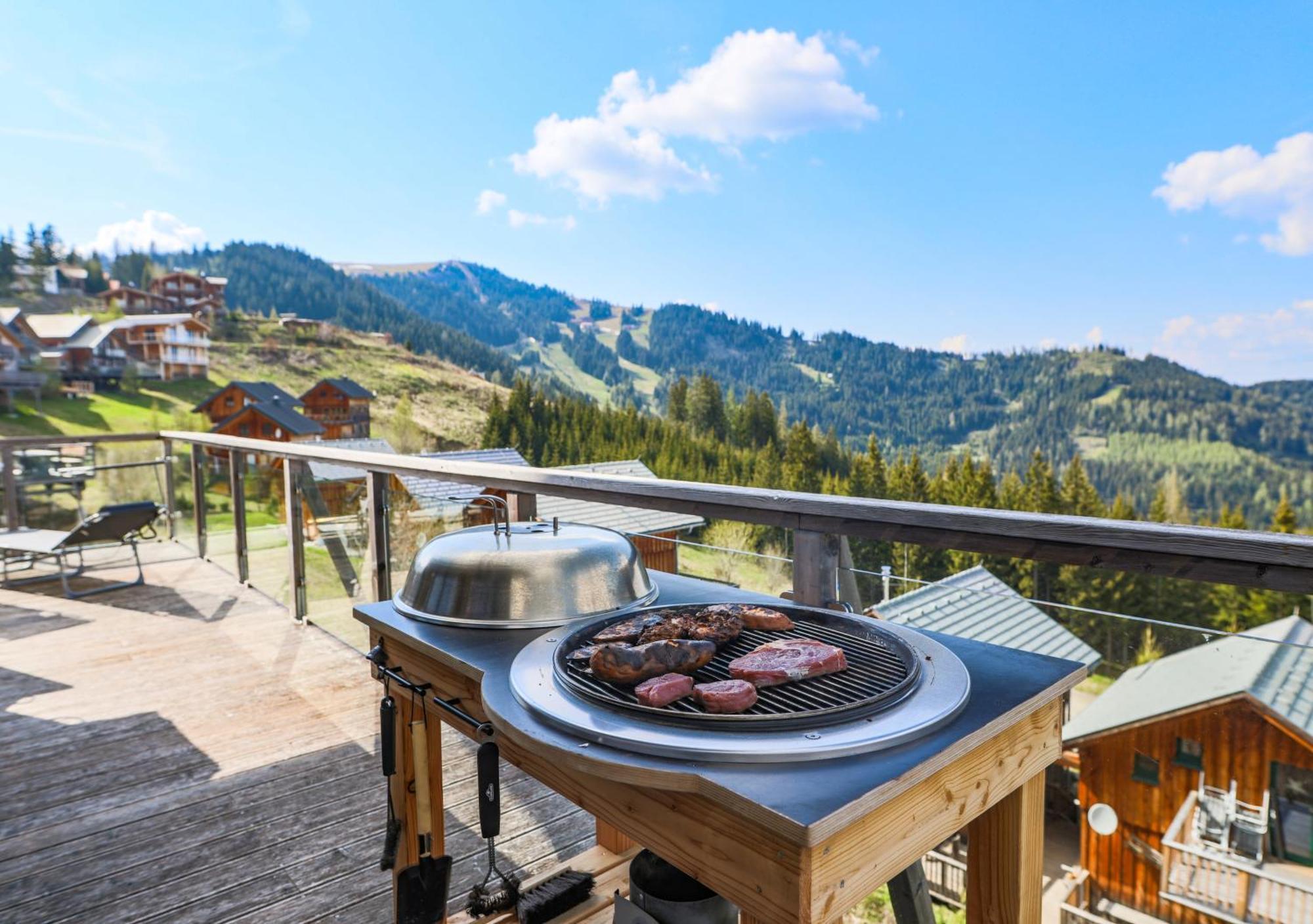 1A Chalet "Wolke" Wandern, Grillen, Wellness Im Traumhaus Wolfsberg Exterior photo